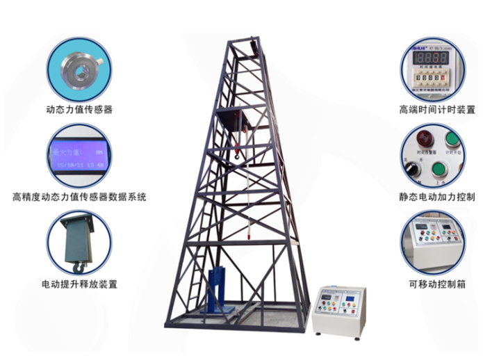 AQD-DT-T3安全帶整體動(dòng)態(tài)負(fù)荷、靜態(tài)負(fù)荷測(cè)試儀